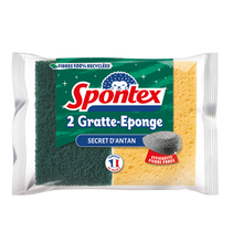 Gratte éponge Secret d'Antan SPONTEX, x2