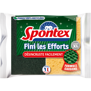 Éponges fini les efforts SPONTEX, x2
