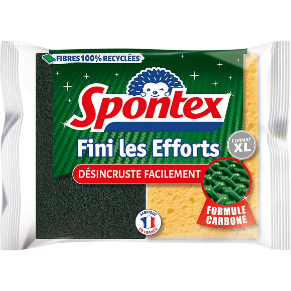 Éponges fini les efforts SPONTEX, x2