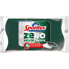 Eponges végétales grattantes zéro surfaces encrassées SPONTEX, x3