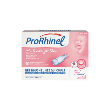 Embouts jetables souples PRORHINEL x10