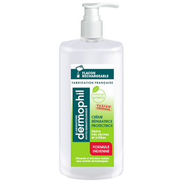 Crème mains formule indienne DERMOPHIL flacon pompe 200ml