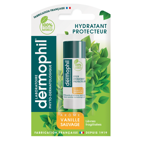 Stick lèvres phyto vanille réparateur formule indienne DERMOPHIL