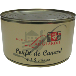 Confit de canard 4 cuisses DOMAINE DE LANGLARDIE, Boîte de 1,25kg