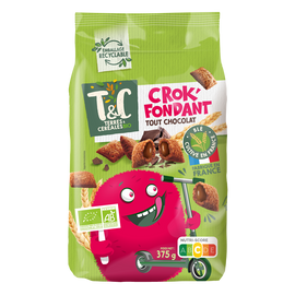 Céréales tout chocolat bio Crok'fondant TERRES ET CEREALES