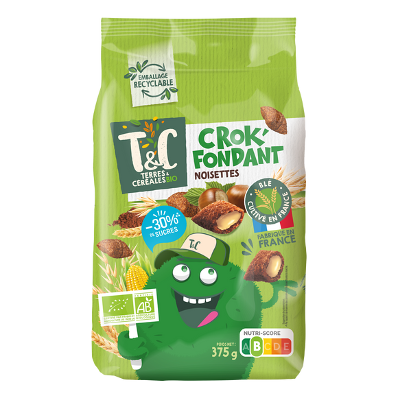 Céréales noisette bio Crok'fondant TERRES ET CEREALES