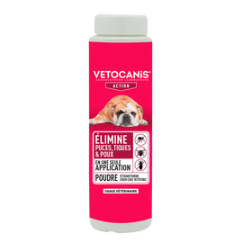 Poudre tetramethrine chien chat, VETOTONIC, 150g