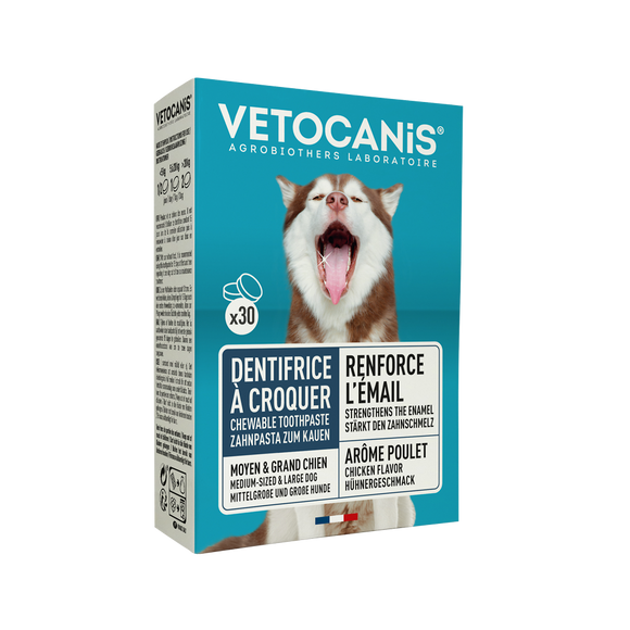 Fluocanis dent croque, VETOCANIS, x30 comprimés