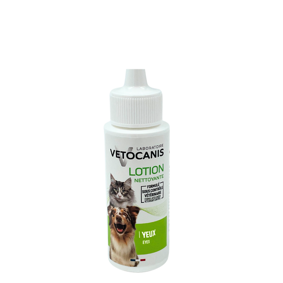 Lotion yeux chien, chat, VETOCANIS, 60ml