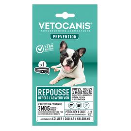 Collier insectifuge pour petit chien VETOCANIS