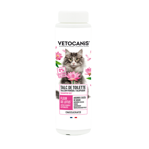 Shampoing sans rinçage chat VETOCANIS, 150g
