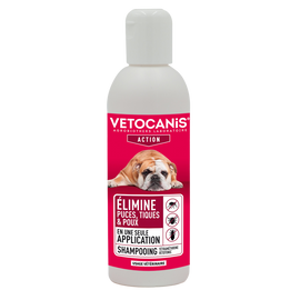 Shampoing tetramethrine chiens et chats VETOTONIC, 200ml