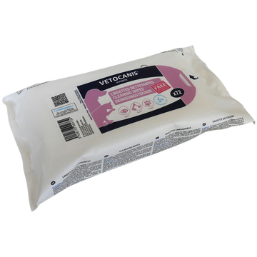 Lingettes nettoyantes chien, chat gf, VETOCANIS, x72, 327g