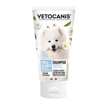Shampoing chien poils clairs VETOCANIS, 300ml