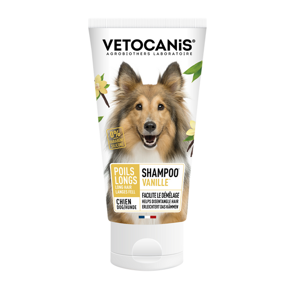 Shampoing chien poils longs VETOCANIS, 300ml