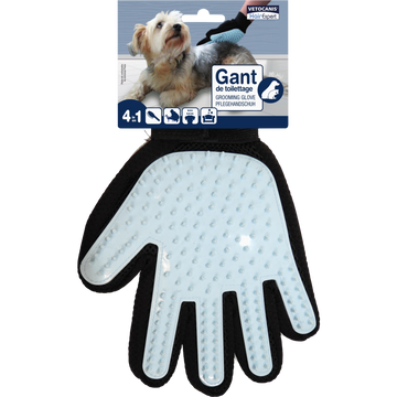 Gant de toilettage en silicone VETOCANIS