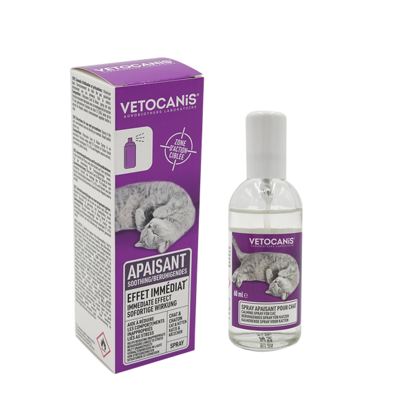 VC spray phéromones calming VETOCANIS, 60ml