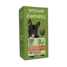 Bouchées purge vers chien VETOCANIS x24