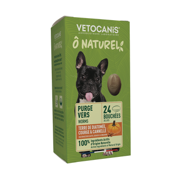 Bouchées purge vers chien VETOCANIS x24