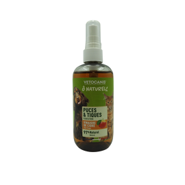 Spray au vinaigre anti-parasite chien/chat VETOCANIS 250ml