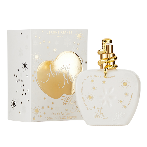 Eau de parfum femme new amore mio white pearl JEANNE ARTHES 100ml