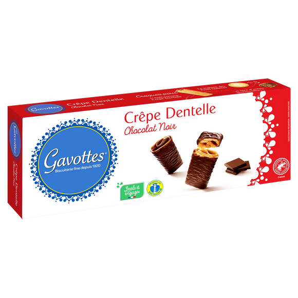 Crêpe dentelle au chocolat noir GAVOTTES, 90g