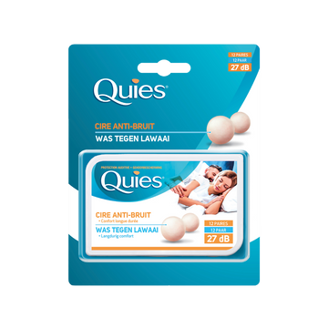 Protection auditives en cire naturelle QUIES, x24