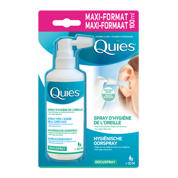 Spray auriculaire adulte docuspray QUIES, flacon 100ml