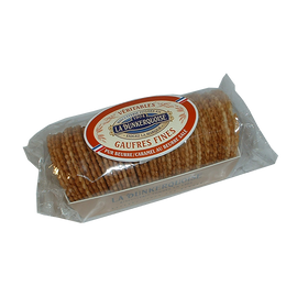Gaufres fines pur beurre au caramel au beurre salé, BISCUITERIE DUNKERQUOISE, panier de 280g
