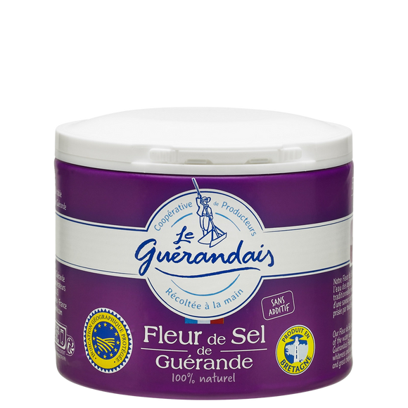 Fleur de sel LE GUERANDAIS, boîte de 125g