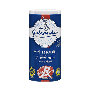 Sel fin moulu Label Rouge LE GUERANDAIS, boîte verseuse de 250g