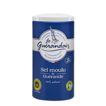 Sel moulu de tradition LE GUERANDAIS, boîte verseuse de 125g