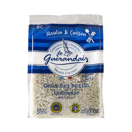 Gros sel de Guérande spécial moulin LE GUERANDAIS, sachet de 500g
