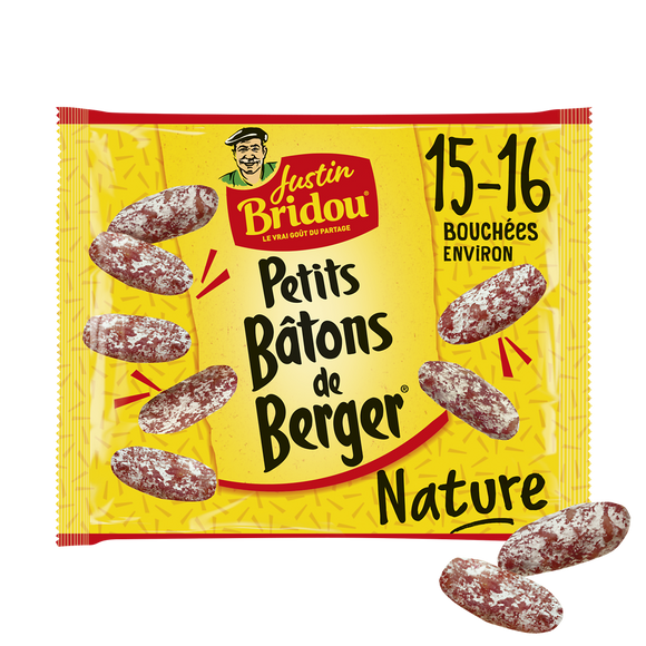 Saucisson Petits Bâton de Berger - JUSTIN BRIDOU - 100g - 16 bouchées