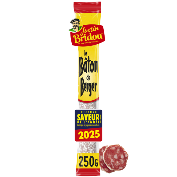 Saucisson Bâton de Berger - JUSTIN BRIDOU - 250g