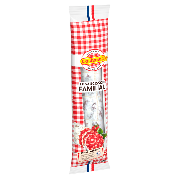 Saucisson Le Familial Porc Français - COCHONOU - 530g