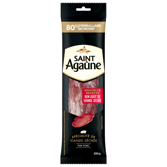 Saucisson de viande séchée SAINT AGAUNE - 200g