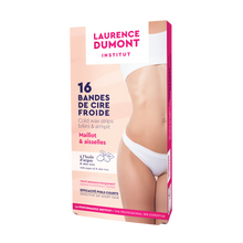 Cire froide pour aisselles et maillot LAURENCE DUMONT, 16 bandes