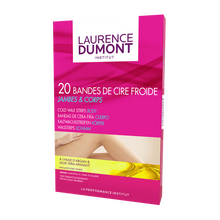 Cire froide pour le corps LAURENCE DUMONT, 20 bandes