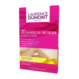 Cire froide pour le corps LAURENCE DUMONT, 20 bandes