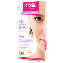Cire froide pour le visage hypoallergénique LAURENCE DUMONT, 20 bandes