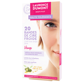 Cire froide pour le visage hypoallergénique LAURENCE DUMONT, 20 bandes
