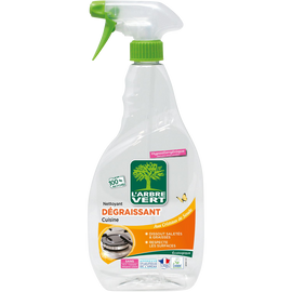 Spray dégraissant cuisine L'ARBRE VERT, 740ml