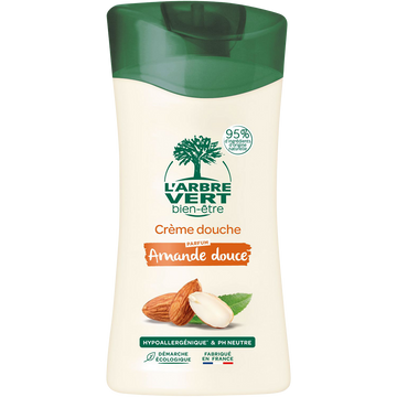 Douche amande douce L'ARBRE VERT, 250ml
