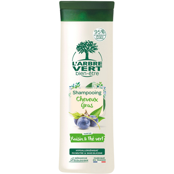 Shampooing detox cheveux gras L'ARBRE VERT 250ml