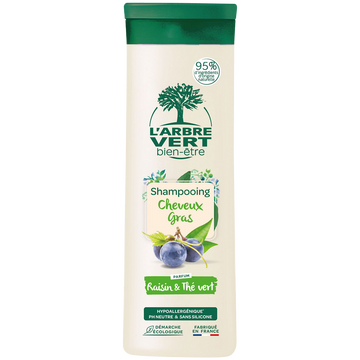 Shampooing detox cheveux gras L'ARBRE VERT 250ml