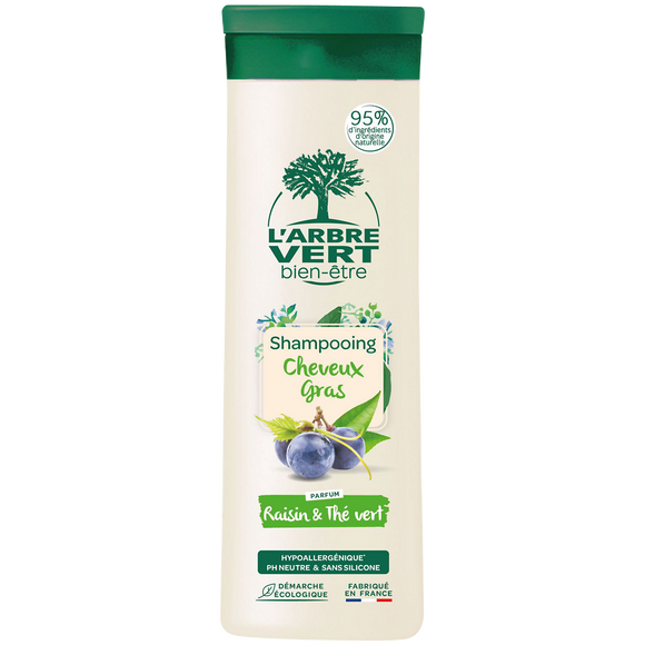Shampooing detox cheveux gras L'ARBRE VERT 250ml