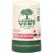 Déodorant fleur cerisier L'ARBRE VERT BIEN ETRE 50ml