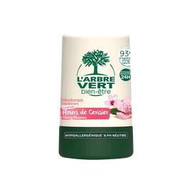 Deodorant fleur cerisier L'ARBRE VERT BIEN ETRE 50ml