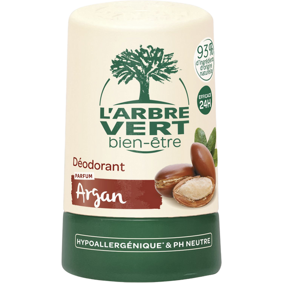 Déodorant argan L'ARBRE VERT BIEN ETRE 50ml